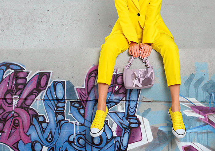 Beispiel f&uuml;r gutes Webdesign: Ansicht einer Landing-Page auf einer Website f&uuml;r Mode.