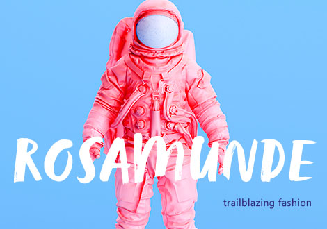Beispiel für gutes Webdesign: Ansicht des Kopfbereichs auf der Homepage einer Website für Mode.